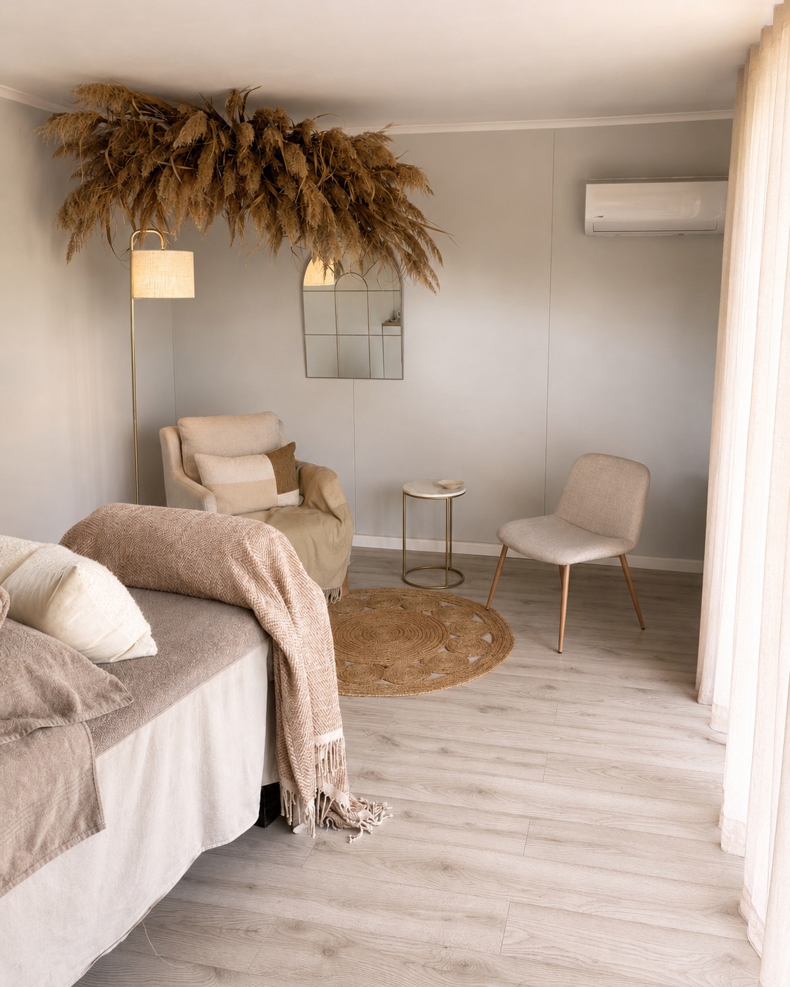 A calm private healing space